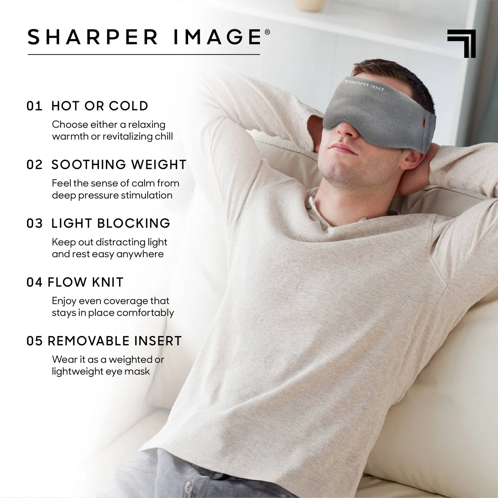 Hot and Cold Weighted Eye Mask - Image 5