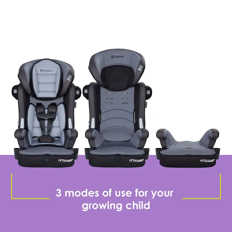 Hybrid SI 3-in-1 Combination Booster Car Seat - Madrid Black - Image 3