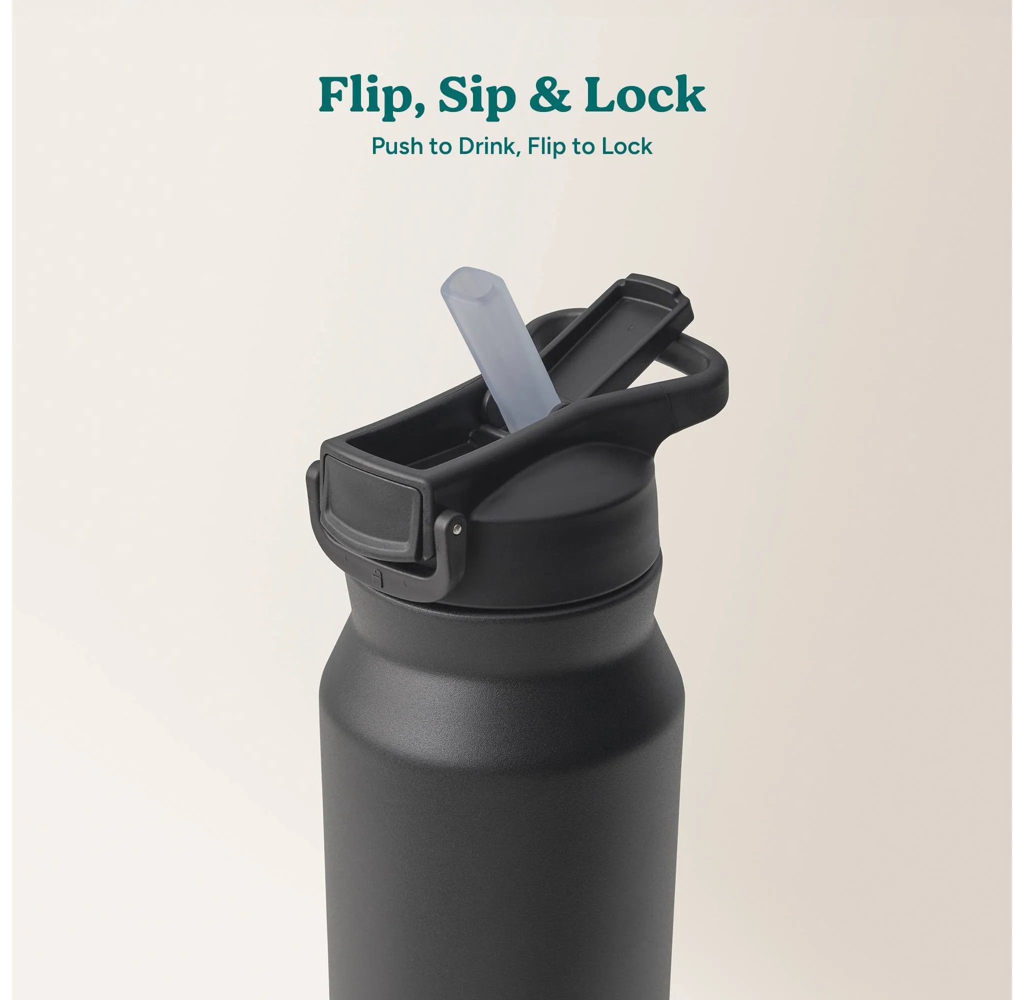 Hydration Water Bottle - Black - Image 5