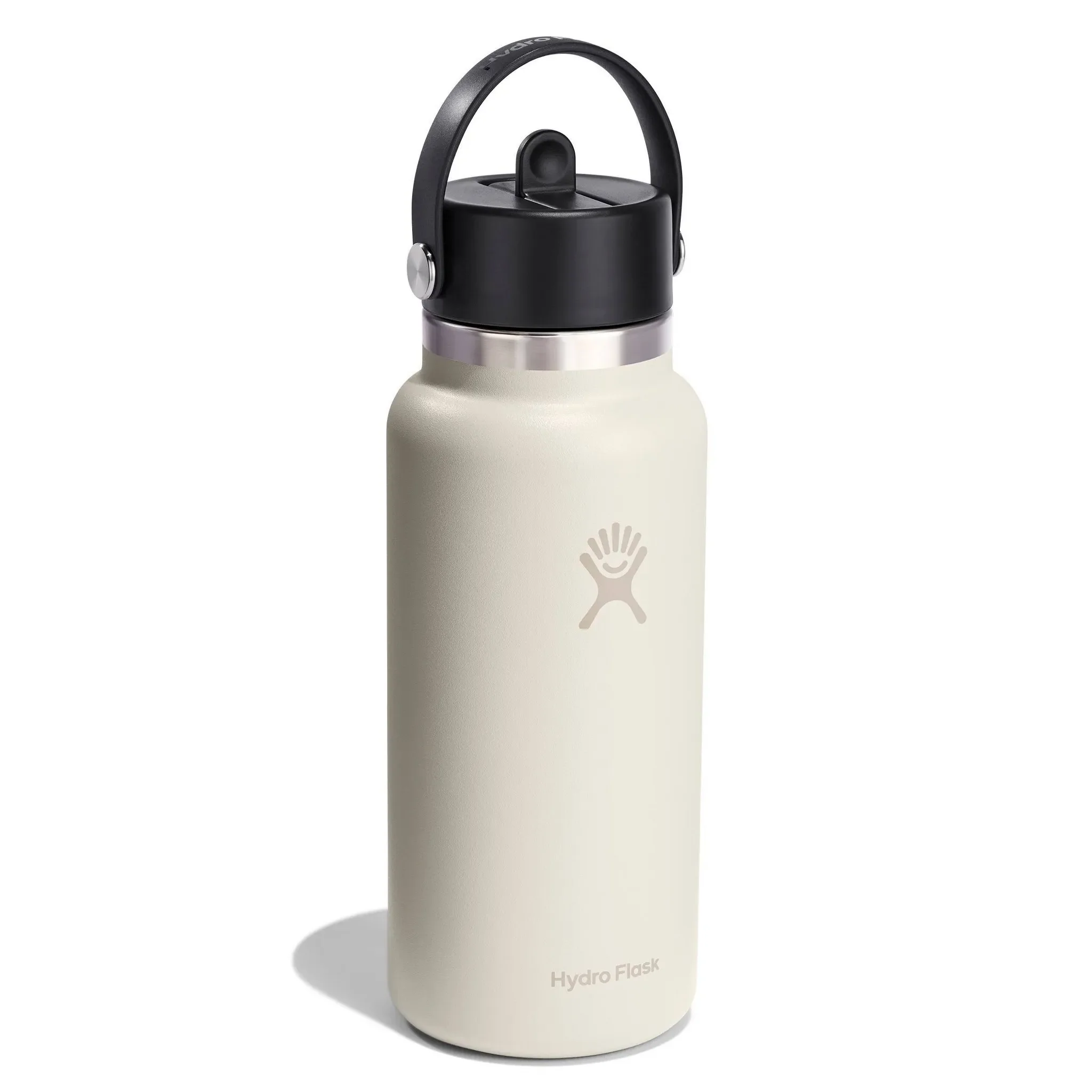 Hydro Flask 32oz Wide Mouth Flex Straw Water Bottle Ivory - Image 2