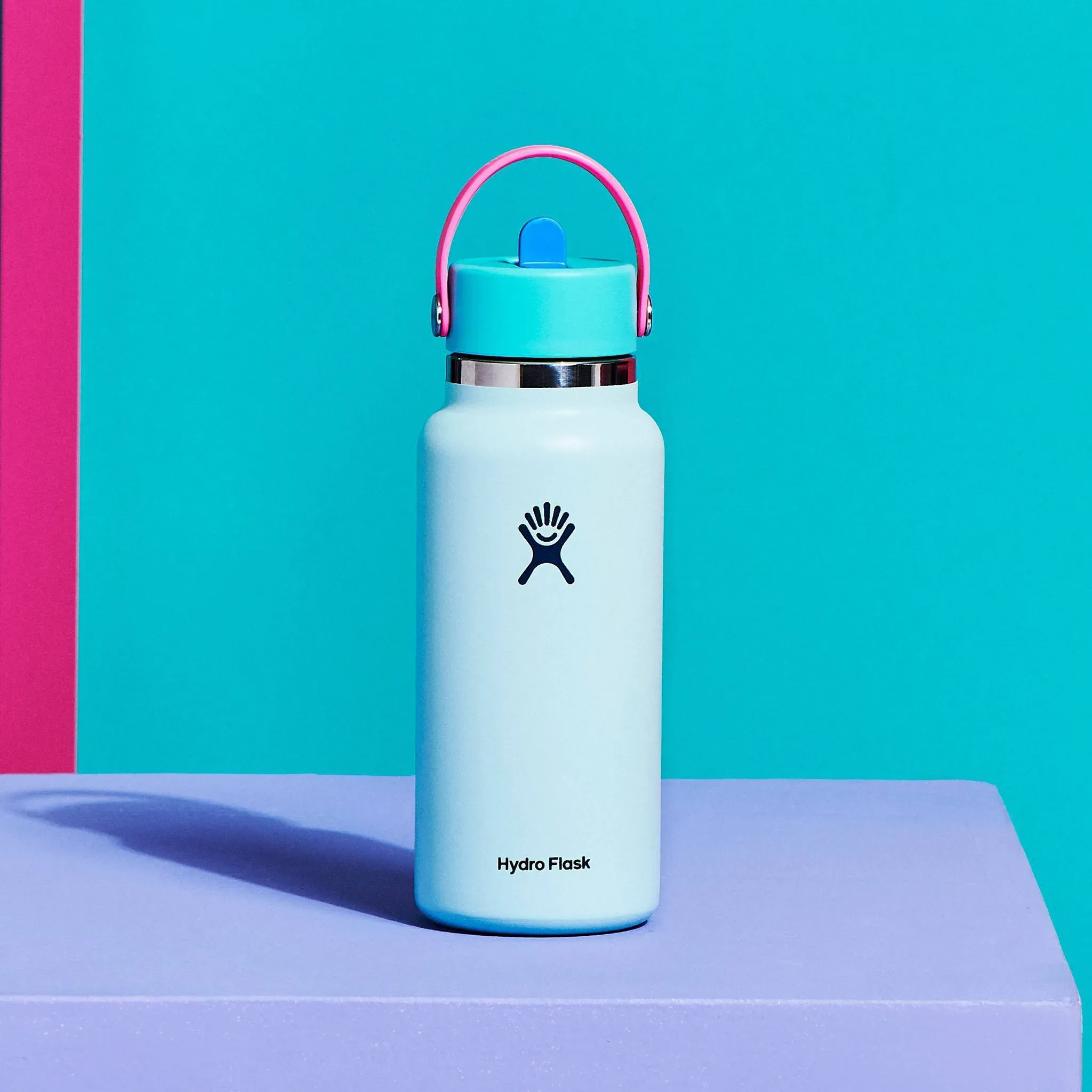 32oz Wide Mouth Flex Straw Water Bottle - Polar Plunge - Image 3