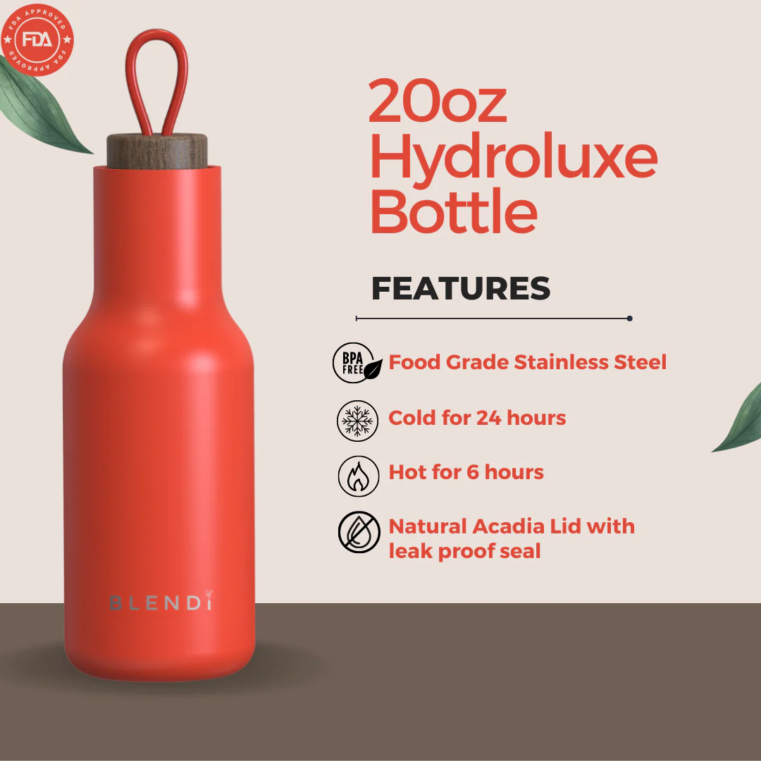 Hydroluxe Tumbler Water Bottle 20oz - Image 4