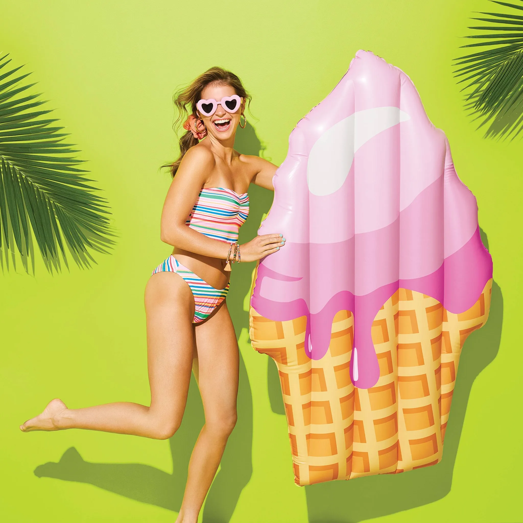 Ice Cream Cone Float - Novelty Pool Inflatable - Image 2