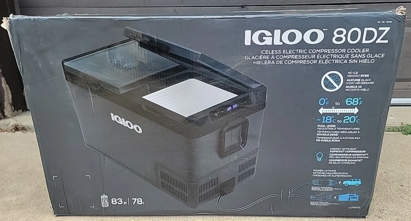 Iceless Electric Compressor Cooler Freezer - Gray/Black - Image 4