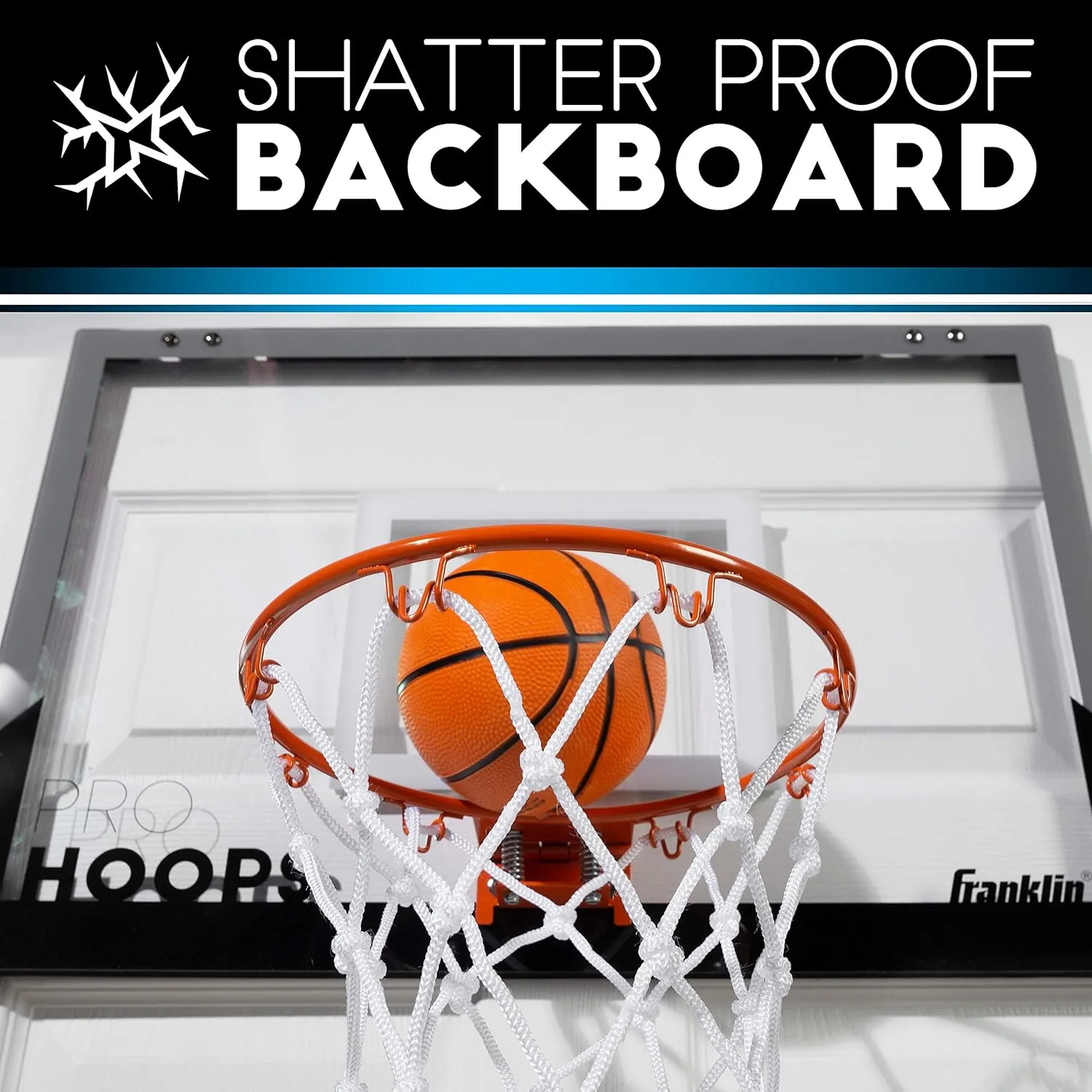 Indoor Over The Door Mini Basketball Hoop - Image 3