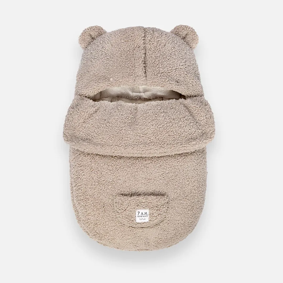 Infant Bunting - Oatmeal Teddy - 0-9m