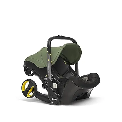 Infant Car Seat + Latch Base Travel System - Desert Green - Image 3