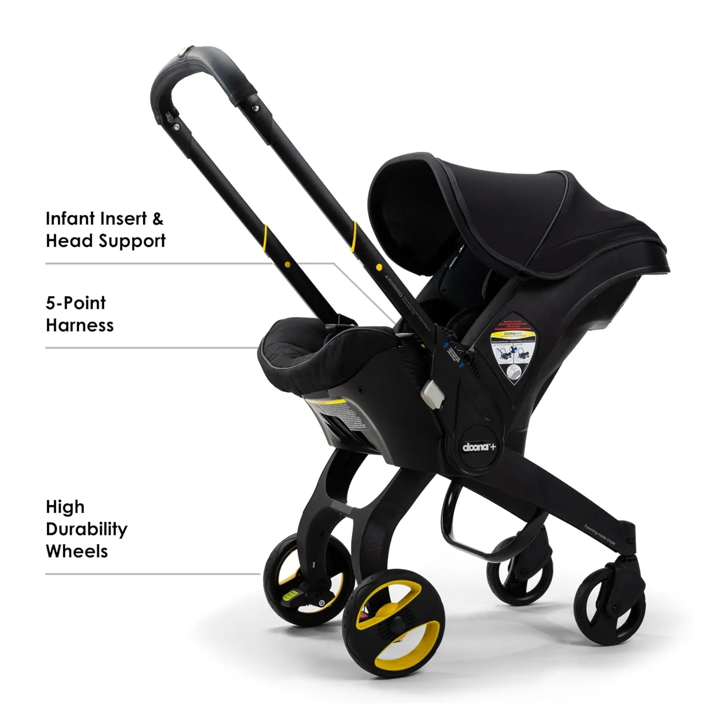 Infant Car Seat & Stroller - Midnight Edition - Image 3