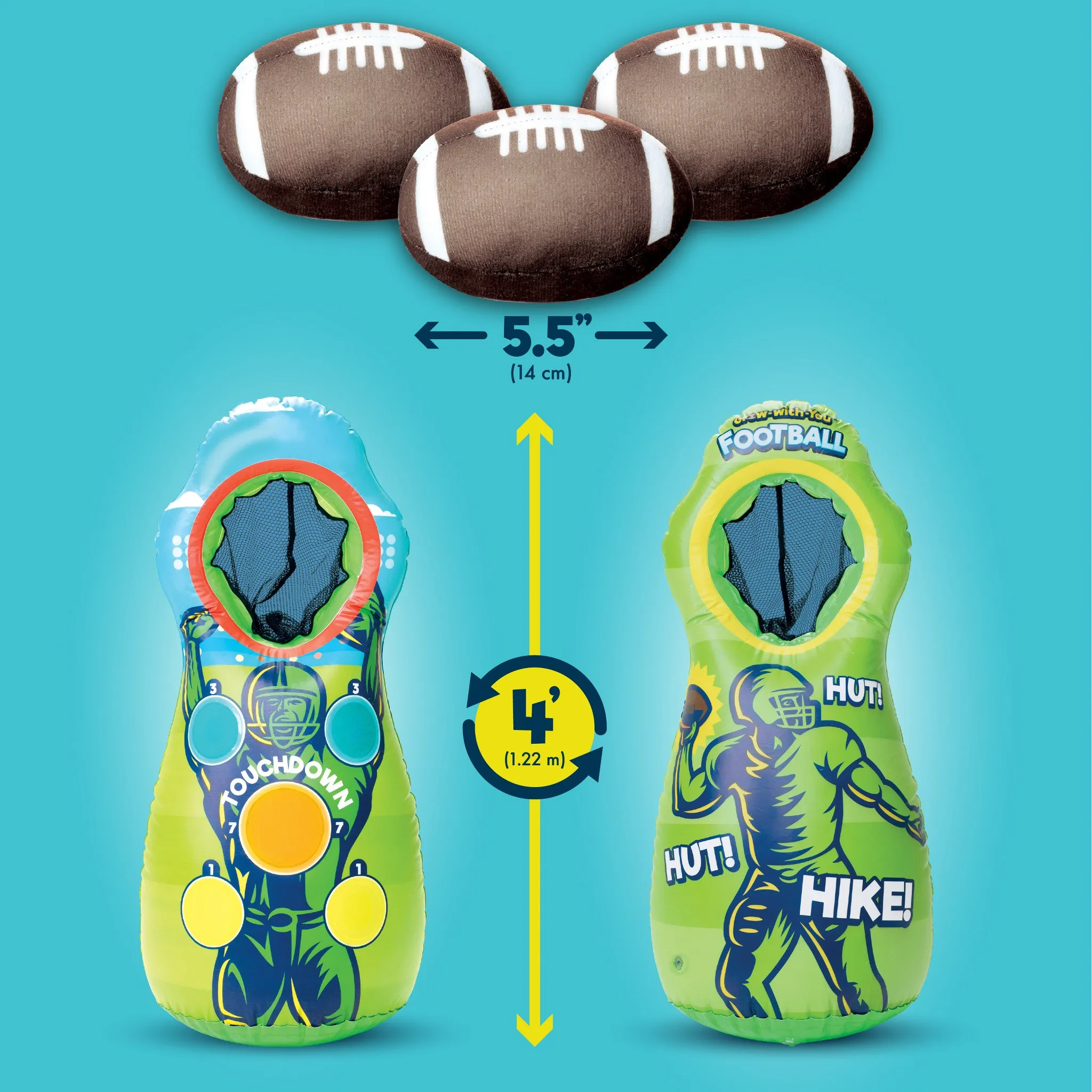 Inflatable Grow-with-You Football Toy Set - Image 2