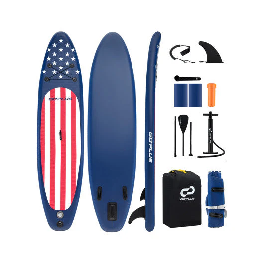 Inflatable Paddle Board With Removable Fin and Backpack-A - Image 3