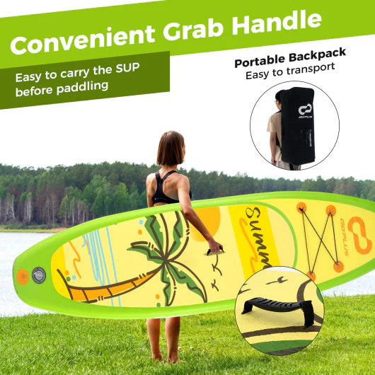 Inflatable Stand Up Paddle Board ISUP Board Accessories With 3 Fins-S - Image 8
