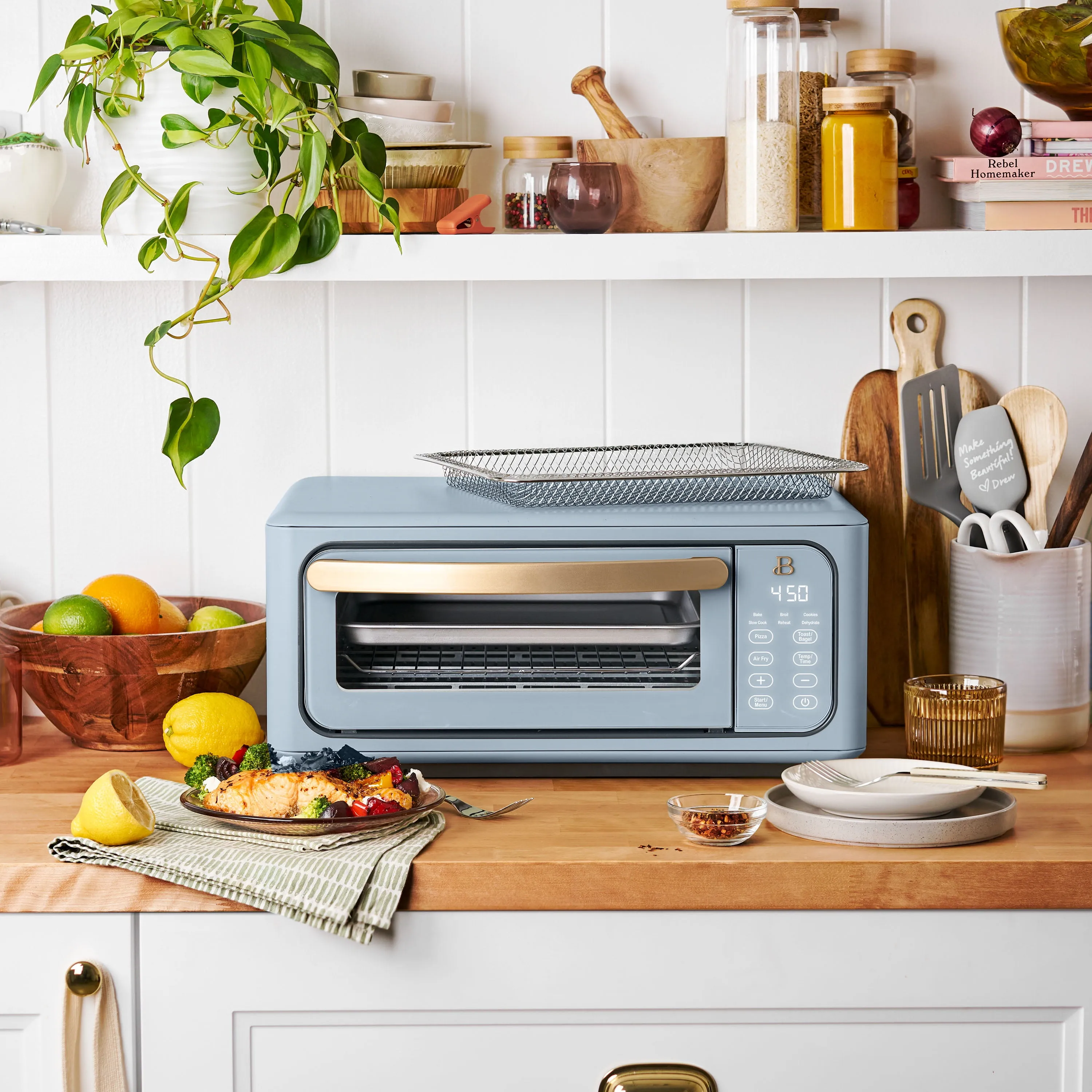 Infrared Air Fry Toaster Oven - Blue - Image 3