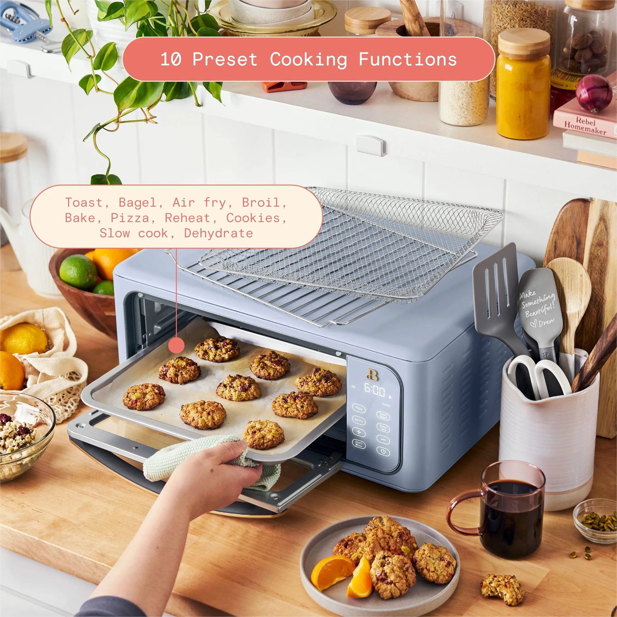 Infrared Air Fry Toaster Oven - Blue - Image 4