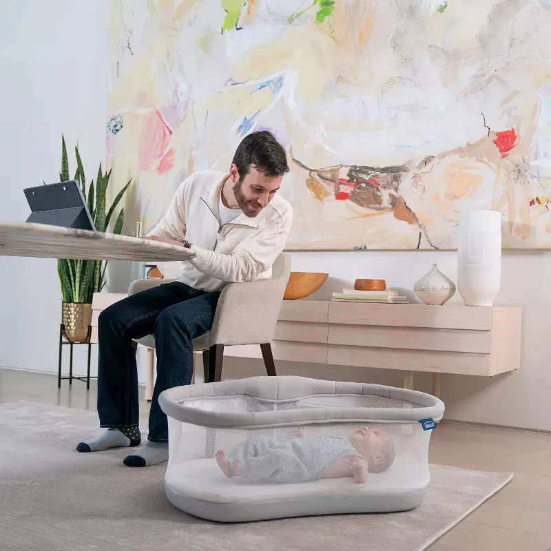 Innovations BassiNest Swivel Sleeper 3.0 Bassinet - Gray - Image 4
