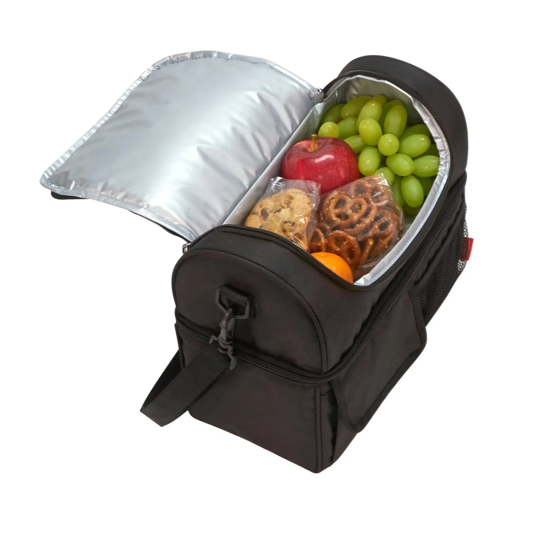 Insulated Lunch Bag - Black - Image 4