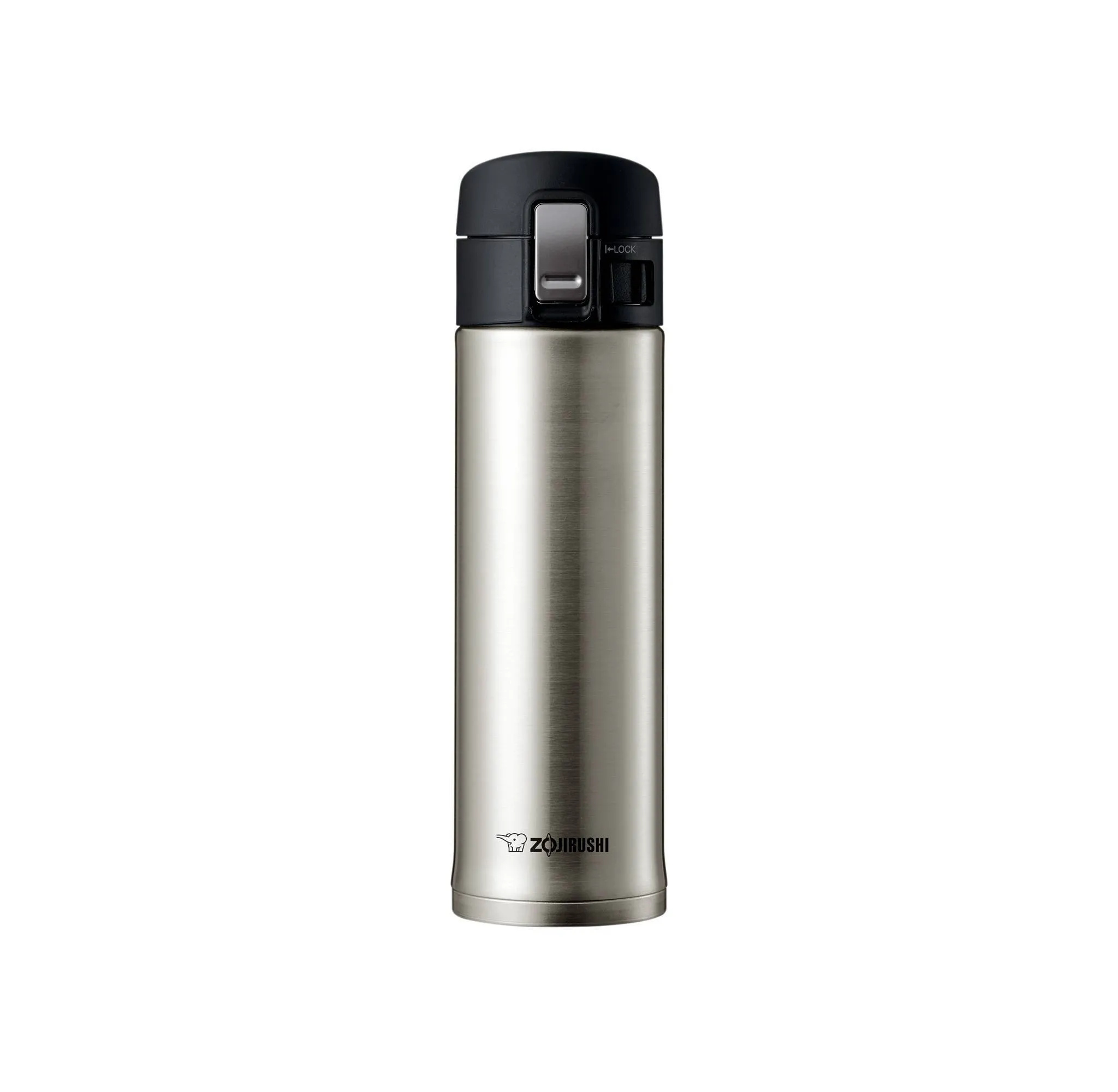 Insulated Stainless Steel Travel Mug - Silver