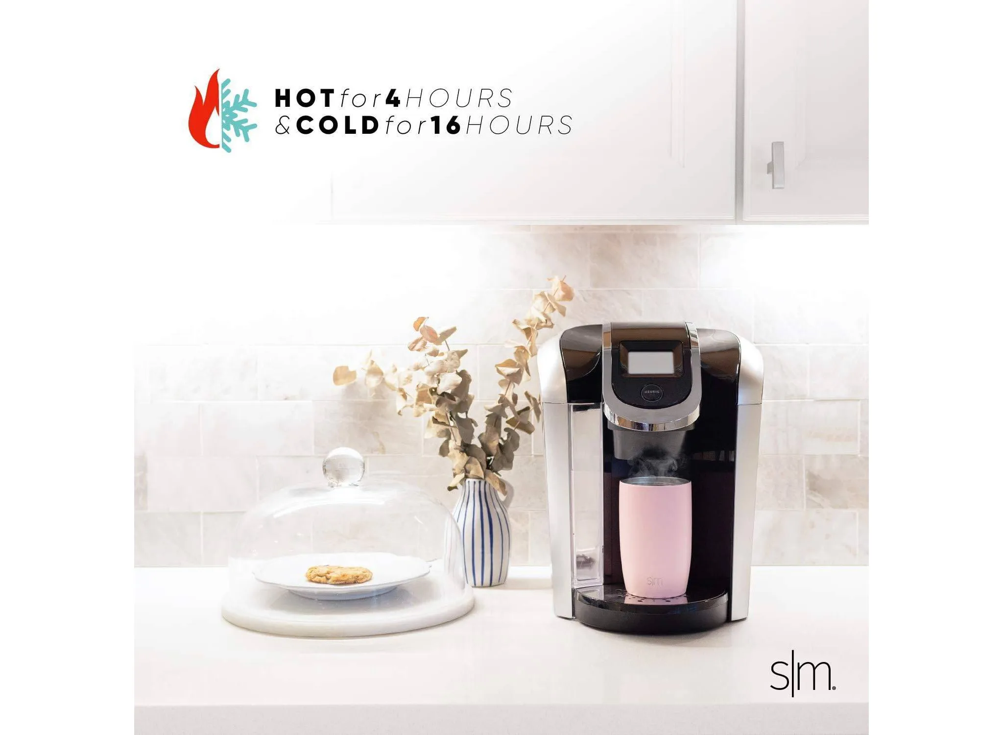 Insulated Travel Mug - Pale Orchid - Image 5