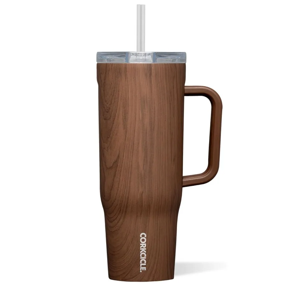 Insulated Tumbler - 40 oz - Walnut Wood