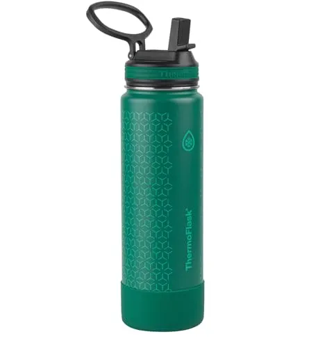 Insulated Water Bottles - 24 Oz Silver - 2 Pack - Image 4
