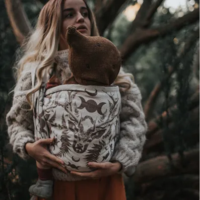 Intricately Woven Baby Wrap Carrier - Les Branches - Image 2