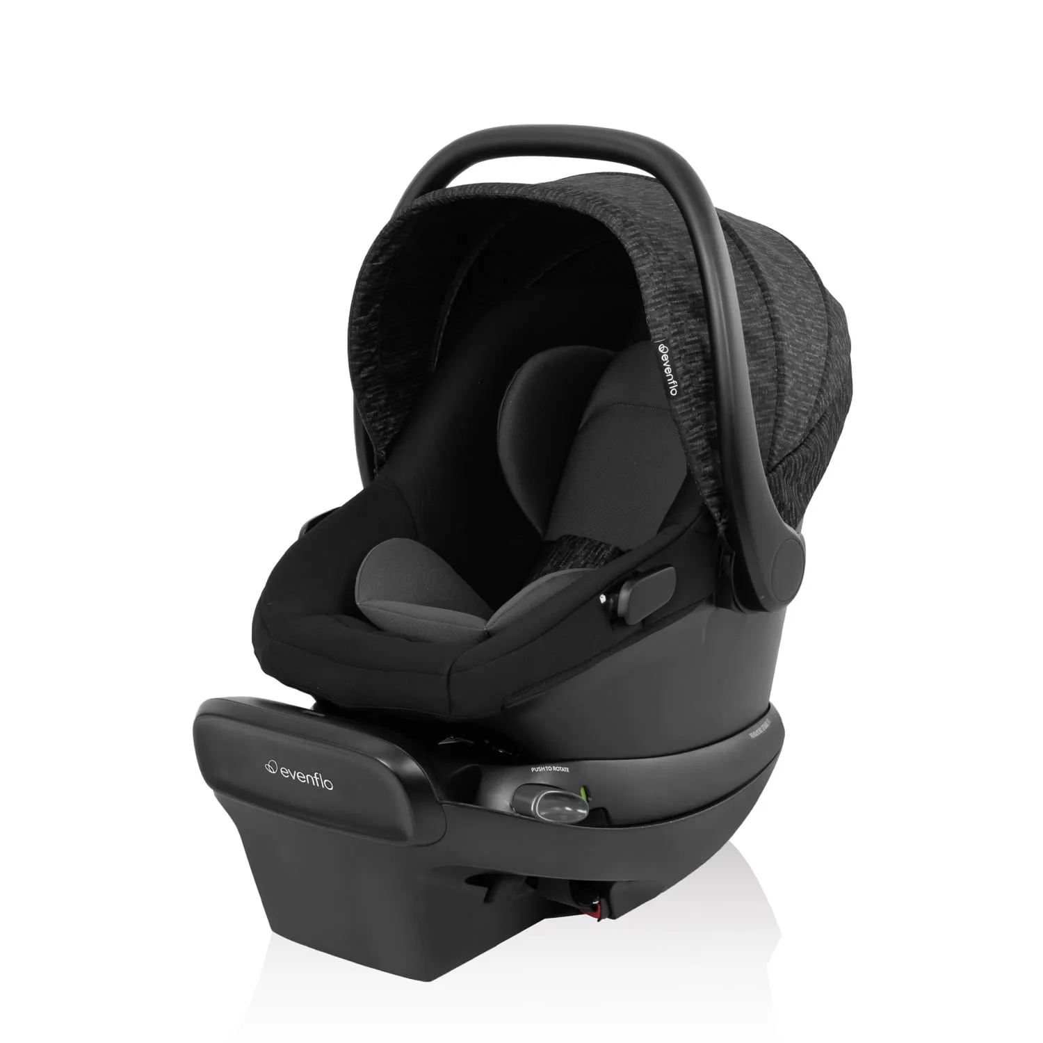 Intuiti Travel System with Revolve180 LiteMax NXT Rotational Infant Car Seat - Black Shale - Image 2