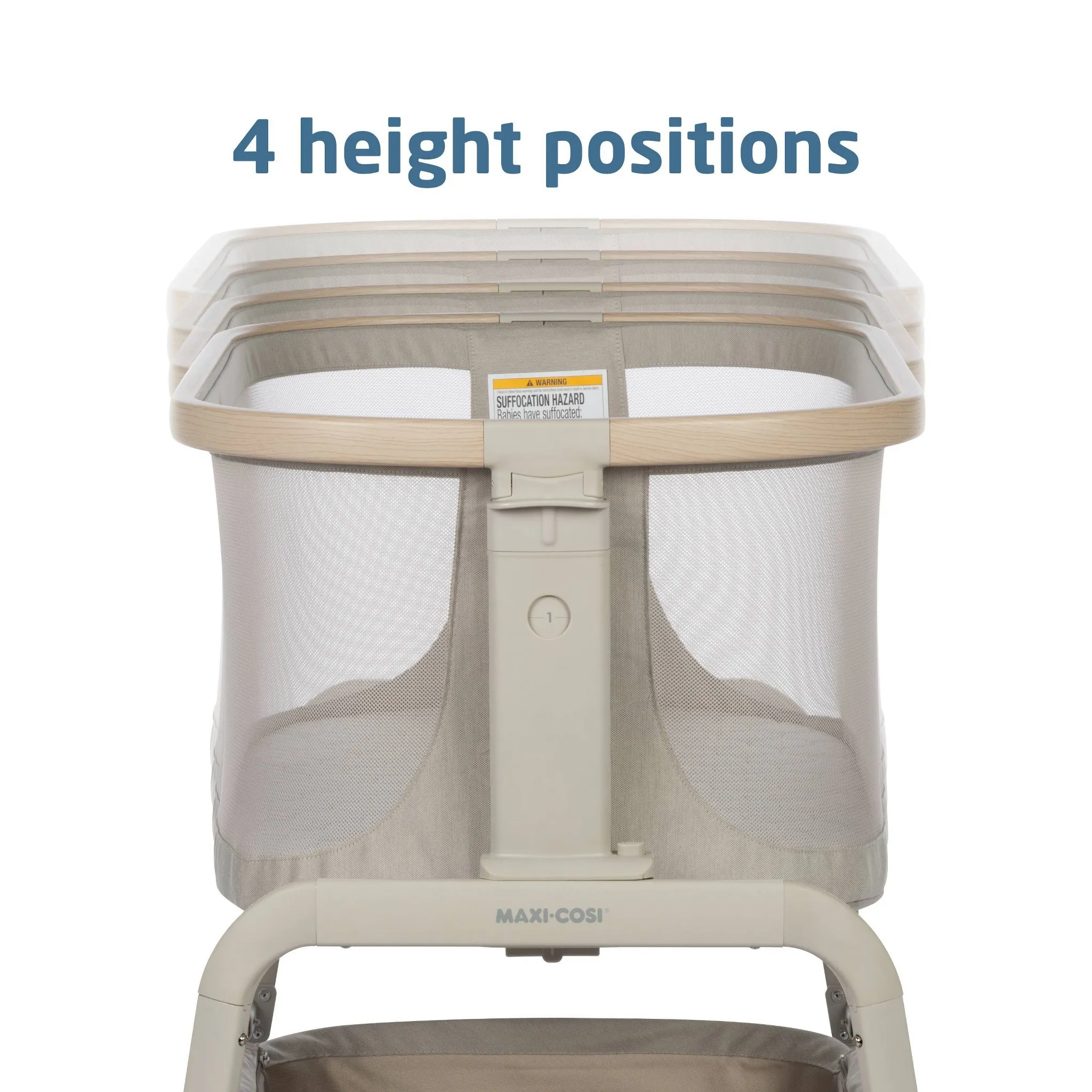 Iora Bedside Bassinet - Classic Oat - Image 10
