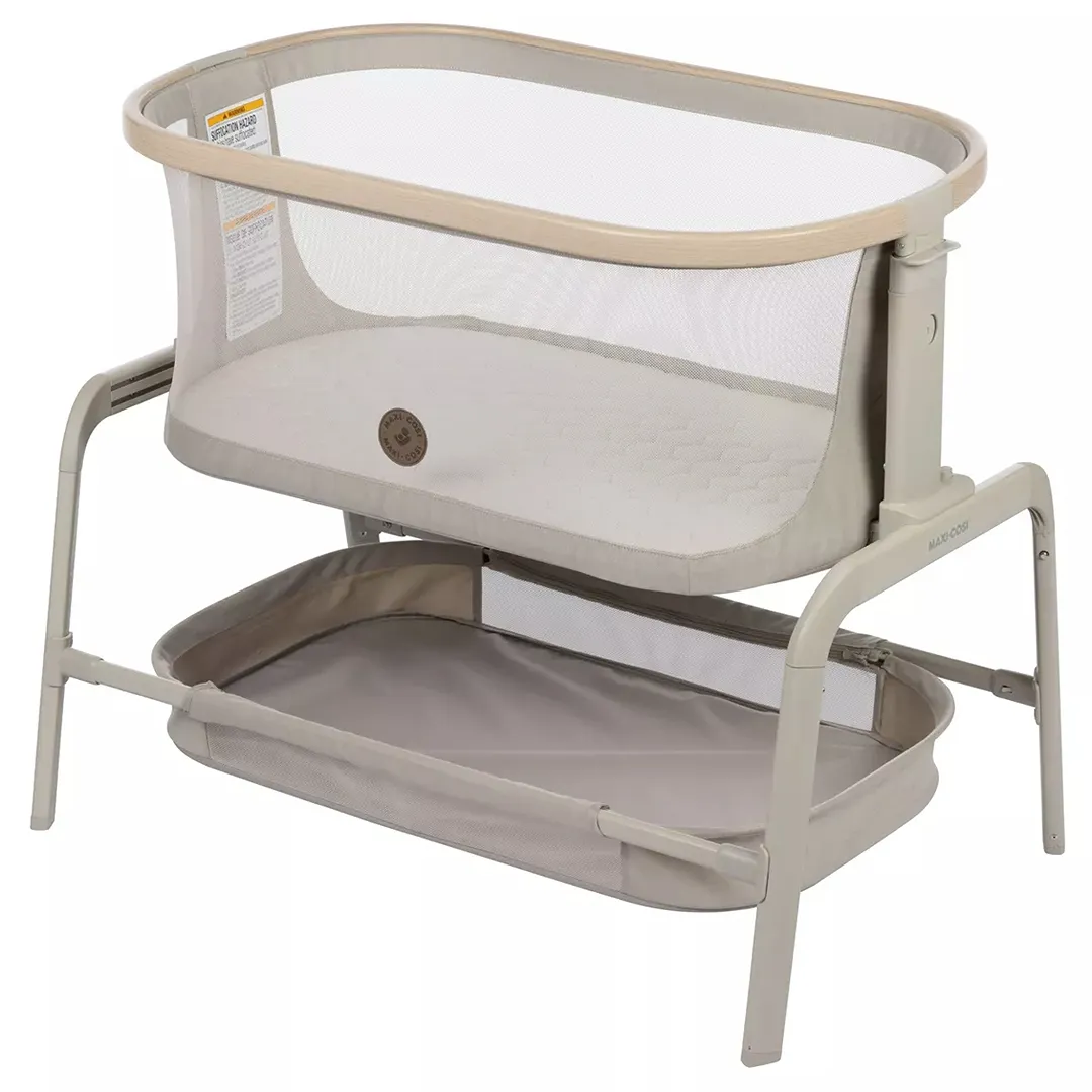 Iora Bedside Bassinet - Classic Oat - Image 2