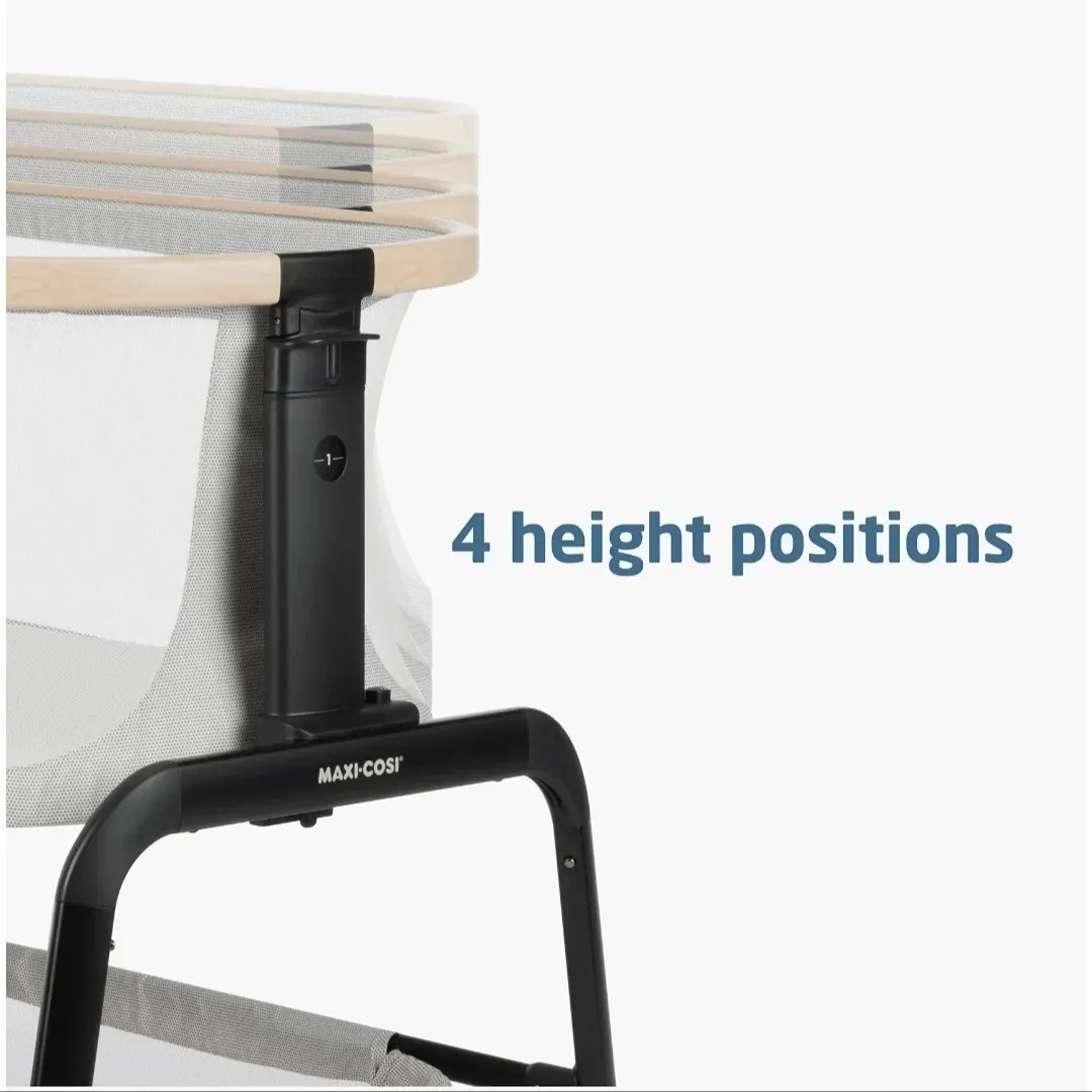 Iora Bedside Bassinet - Onyx Sand - Image 3