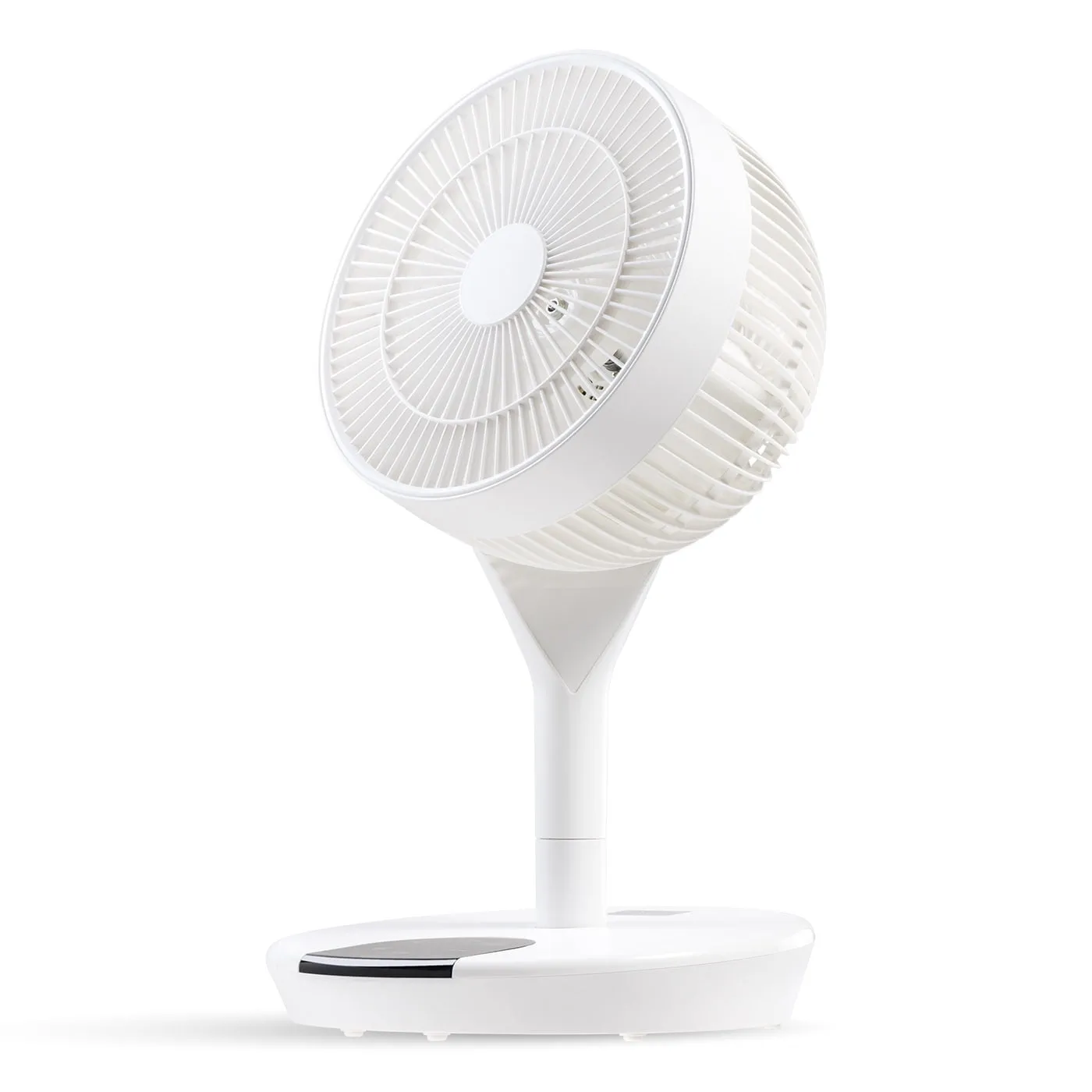 IRIS USA Woozoo Pedestal Fan with Remote - White/Grey - Image 5