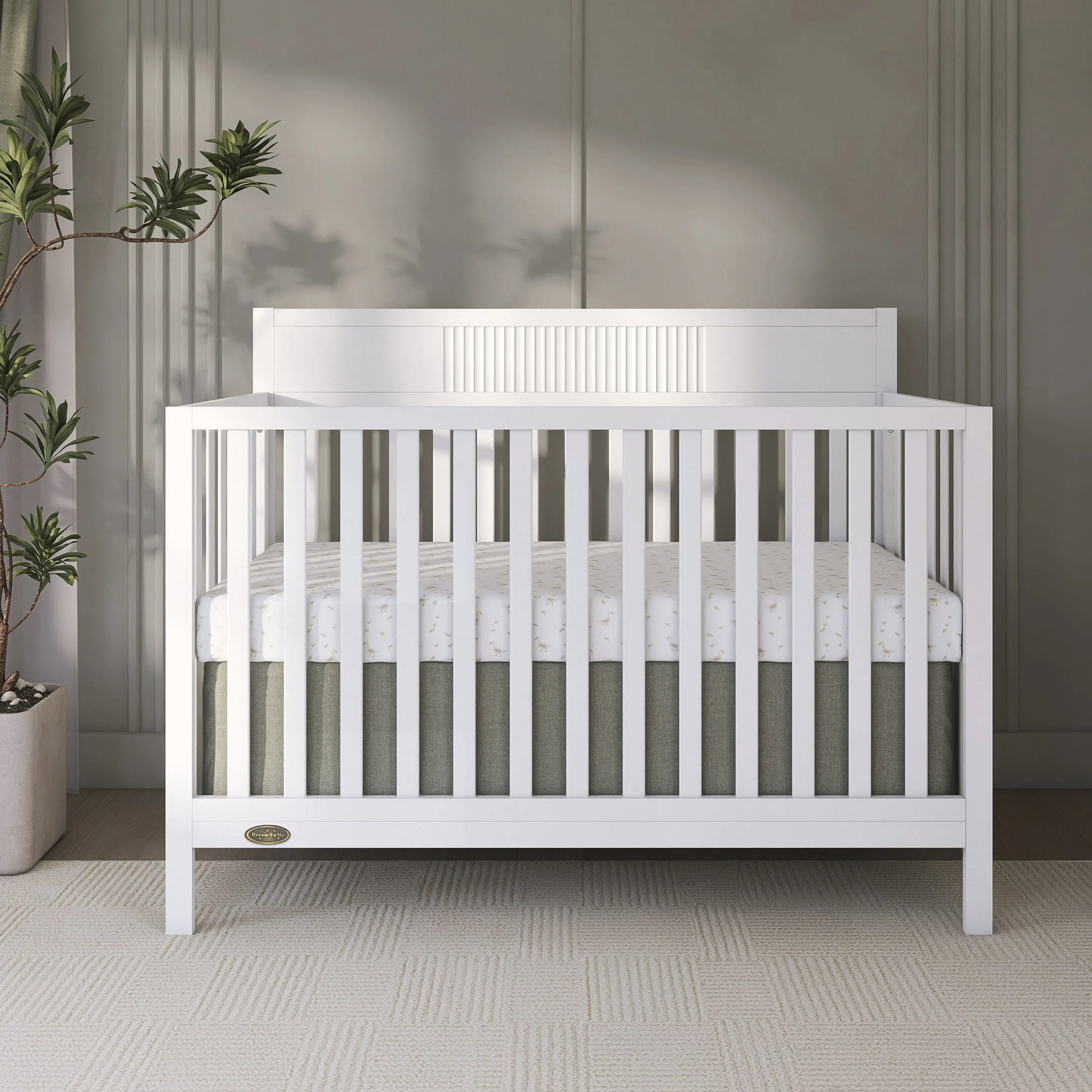 Ivy 5 In 1 Convertible Crib - White - Image 3