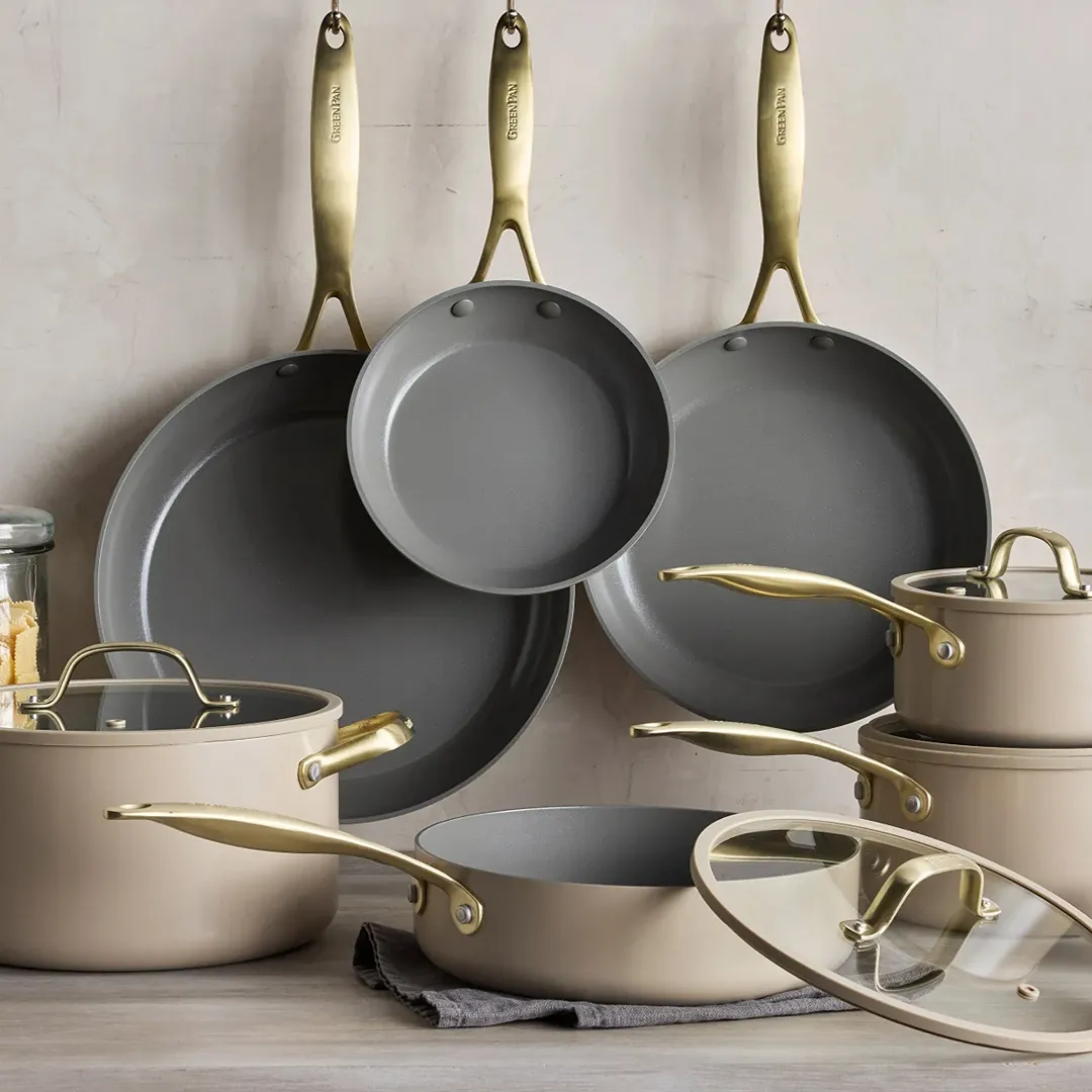 Jewel Ceramic Non-Stick Cookware Set, 11-piece - Image 2