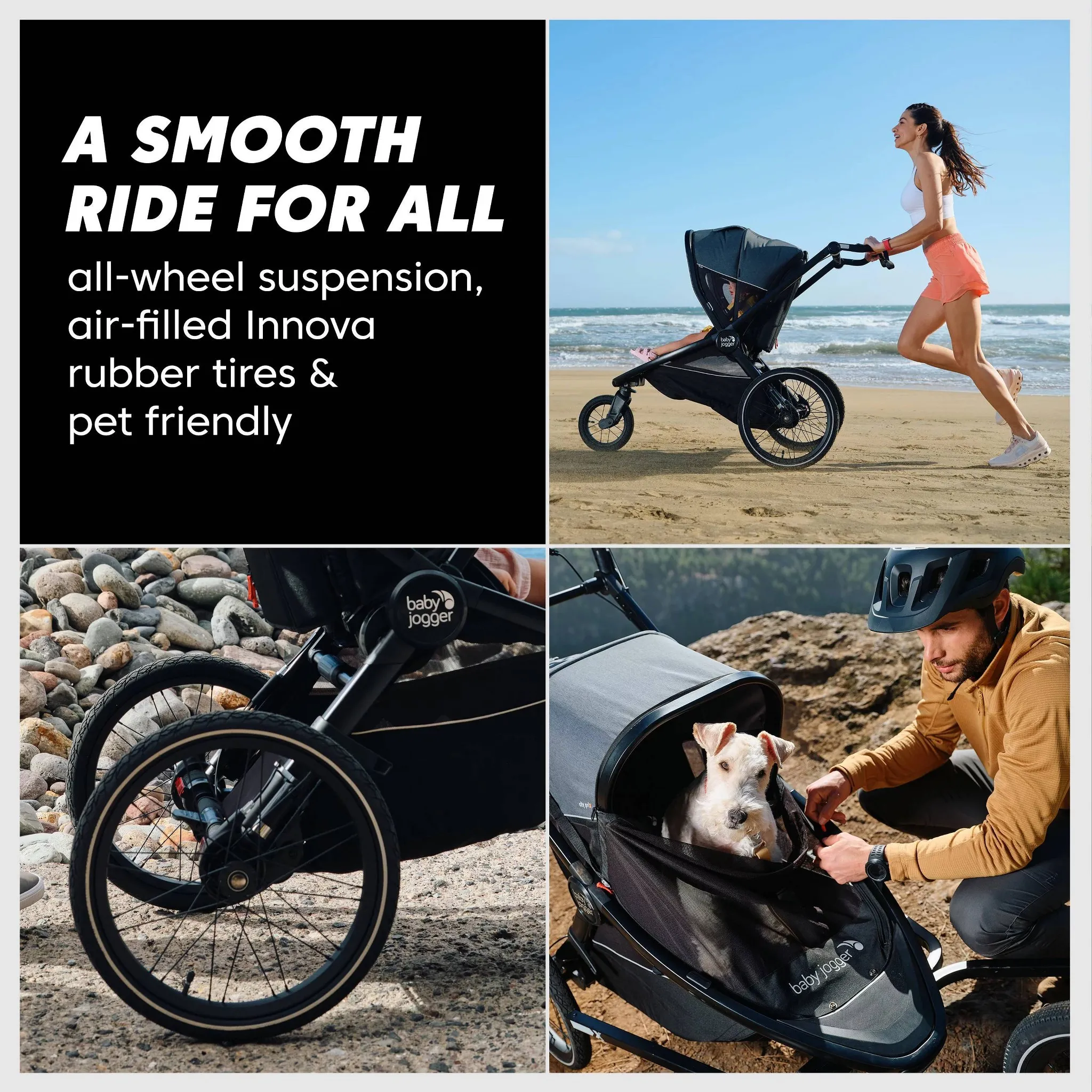 Jogging Stroller Crossover - Ambition Black - Image 3