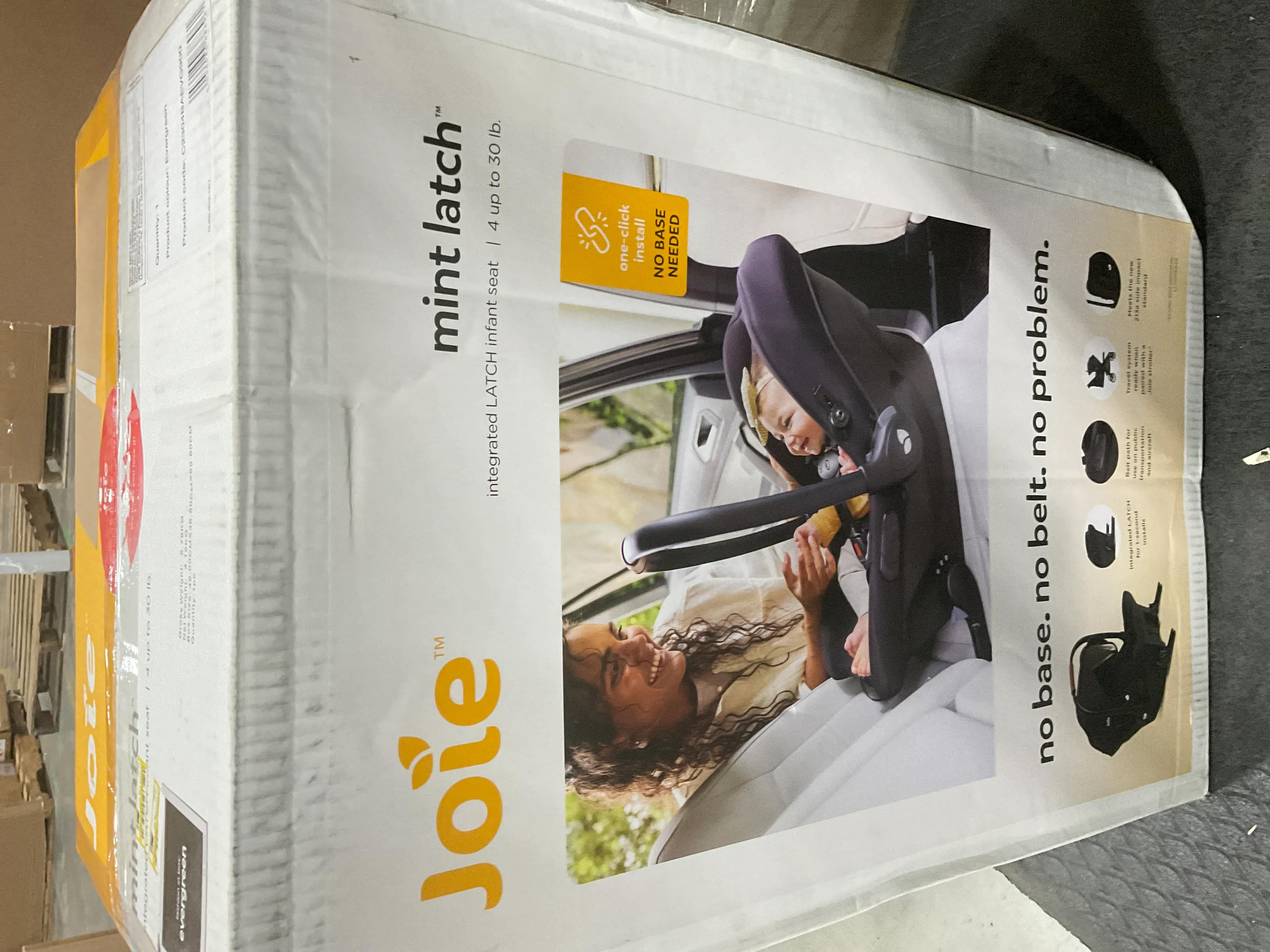 Joie Mint Latch Integrated Infant Car Seat - Evergreen - Image 4