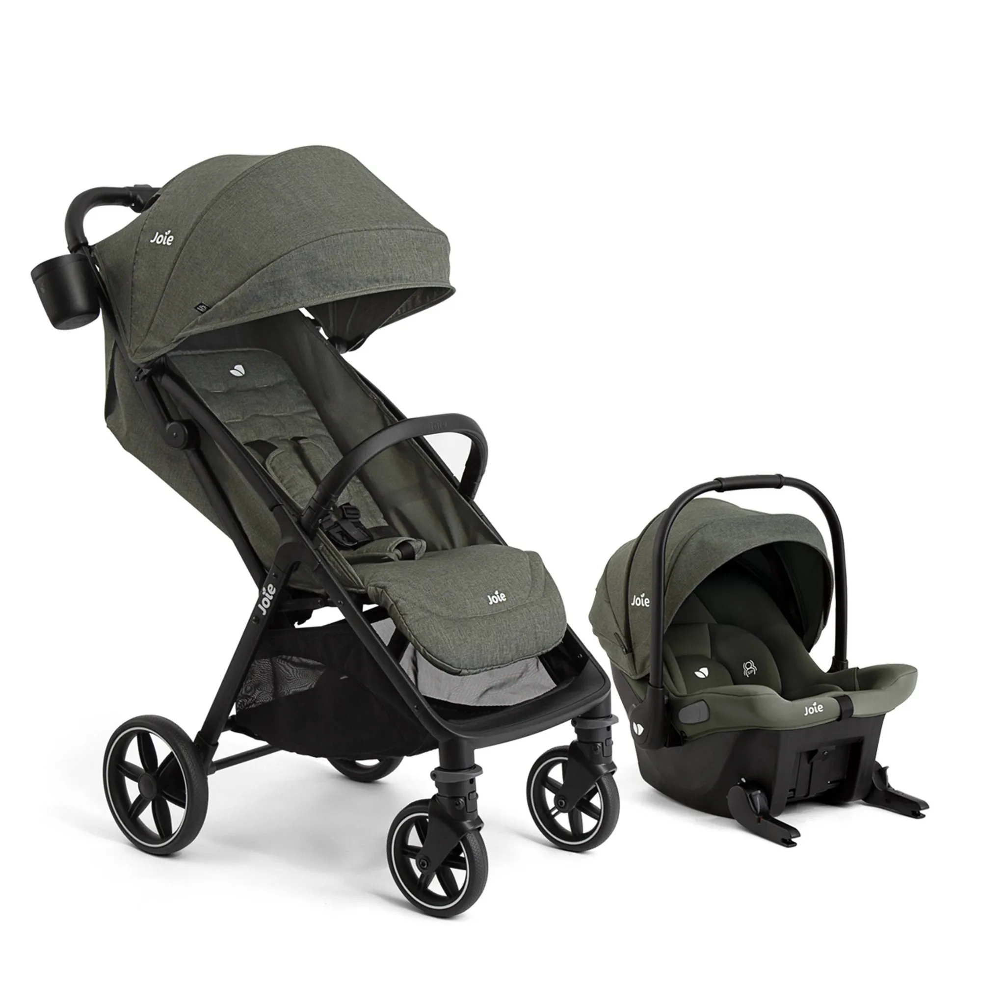 Compact 2-in-1 Lightweight Stroller - Evergreen - Image 5