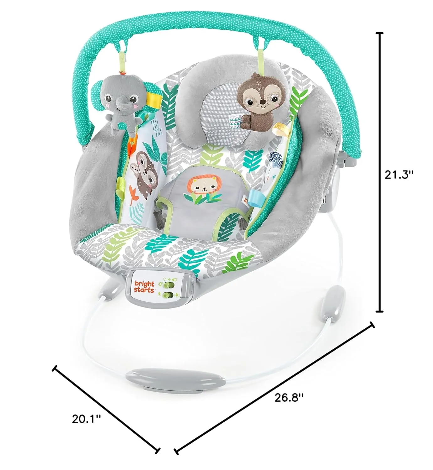 Comfy Baby Bouncer with Vibrating Infant Seat & Taggies - Image 4