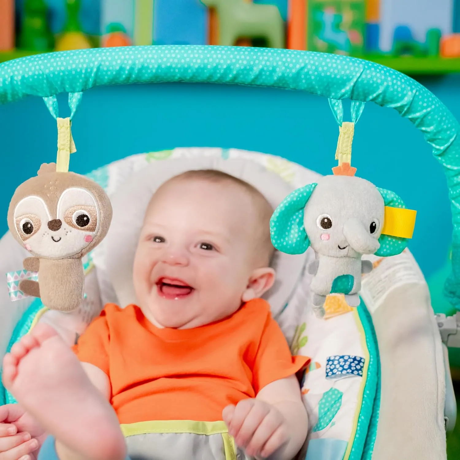 Comfy Baby Bouncer with Vibrating Infant Seat & Taggies - Image 5