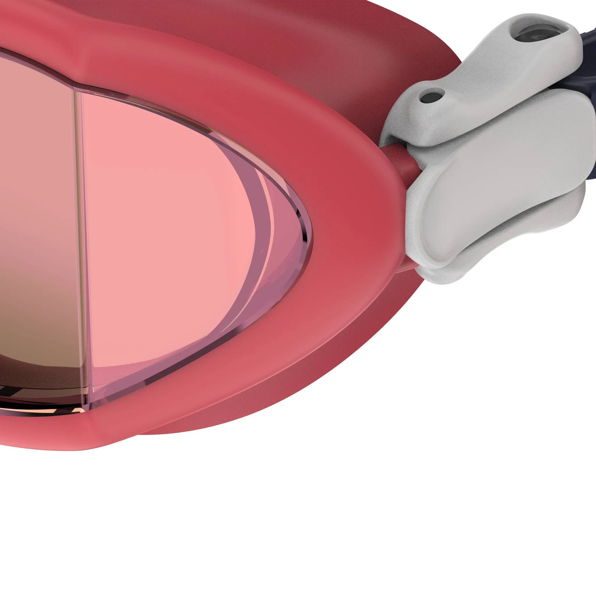 Junior Mirrored Swim Goggles - Raspberry - Image 3