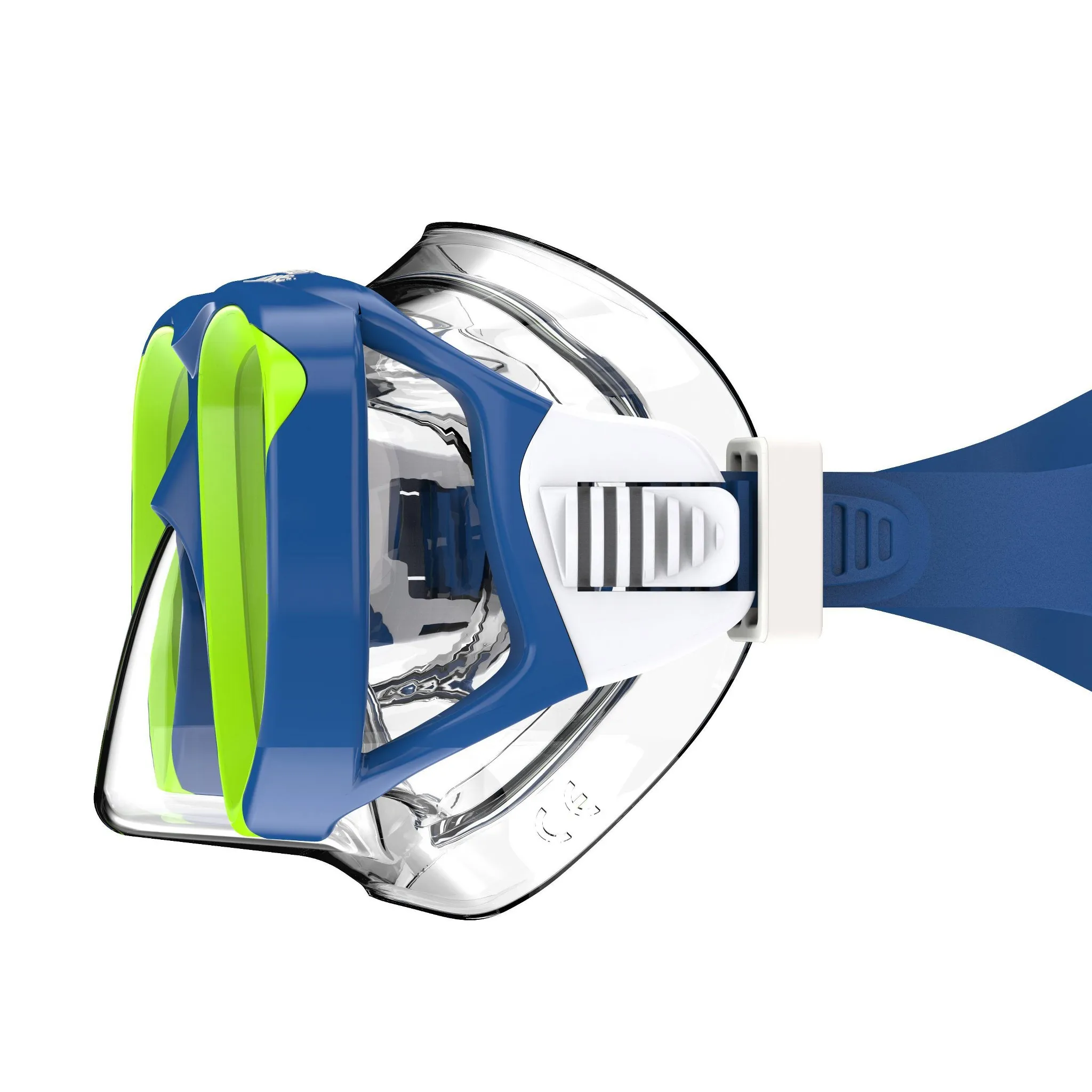Junior Reefscout Mask & Snorkel Set - Blue/Green - Image 2