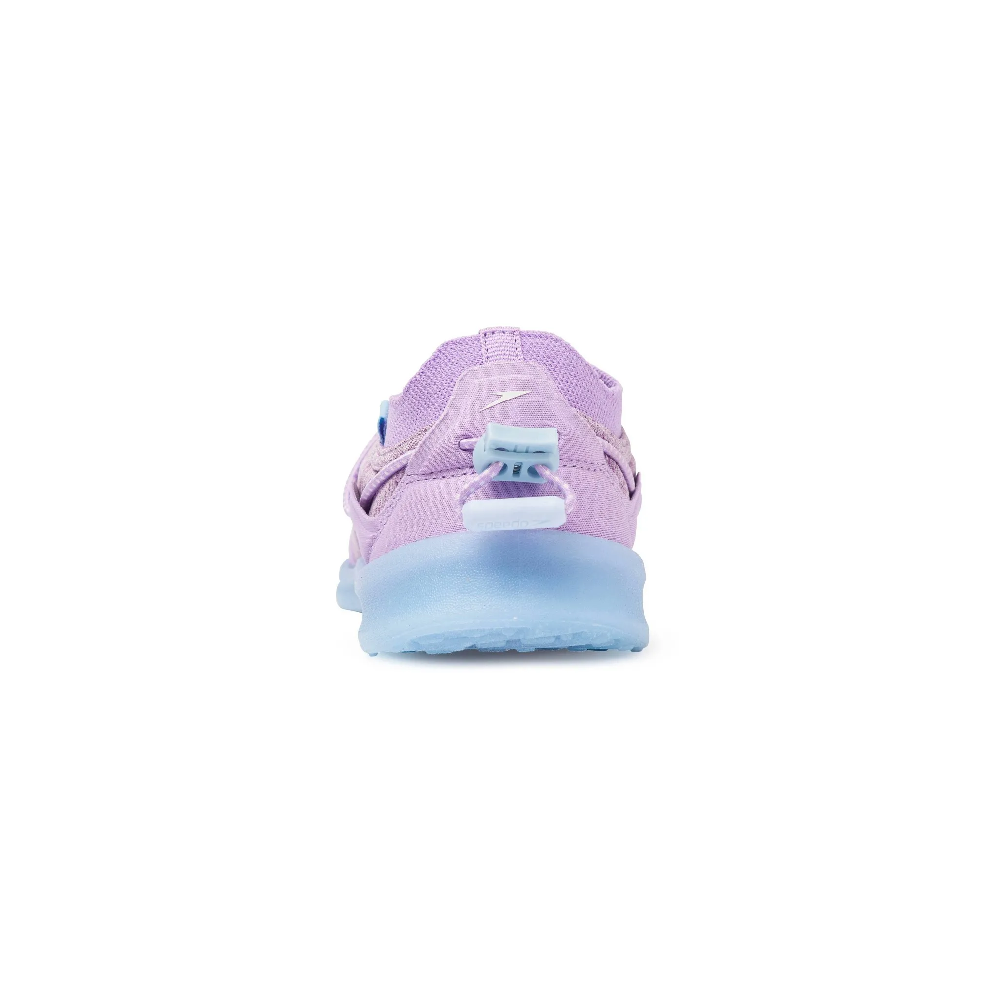 Junior WaterTrek Water Shoes - Lilac L: Abstract Pattern, Breathable Pull-On - Image 3