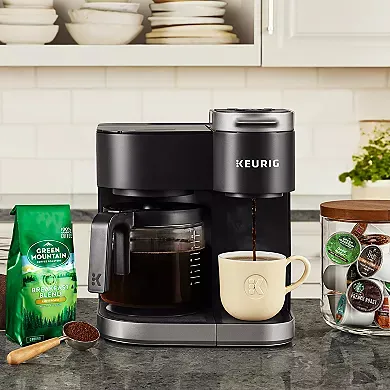 K-Duo Single-Serve & Carafe Coffee Maker - Black - Image 2