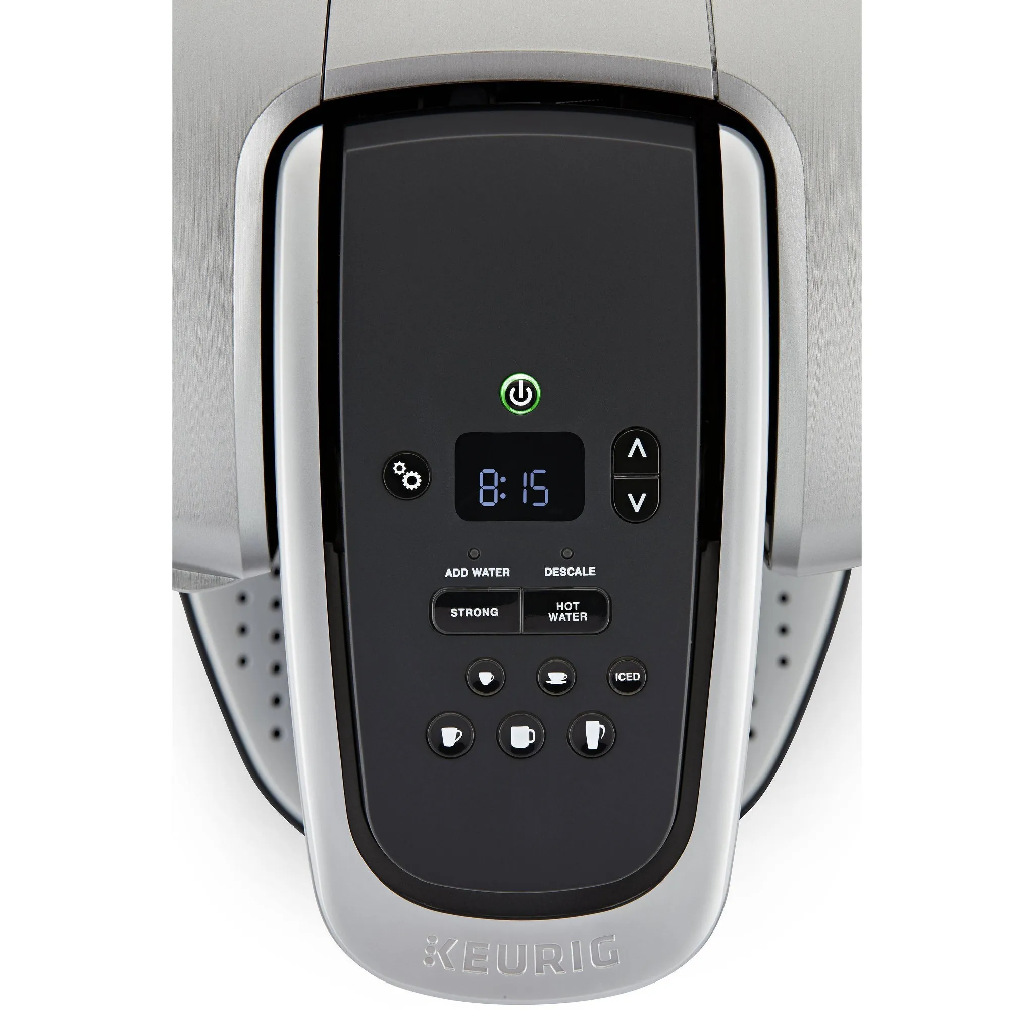 K-Elite Single-Serve K-Cup Pod Coffee Maker with Iced Coffee Setting - Silver - Image 4