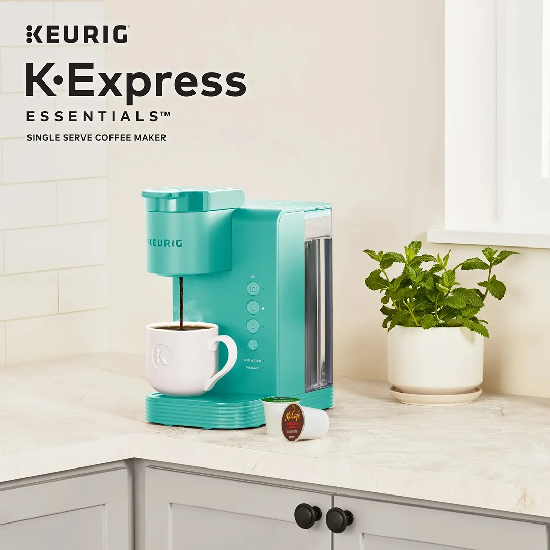 K-Express Essentials Single-Serve Coffee Maker - Teal - Image 2