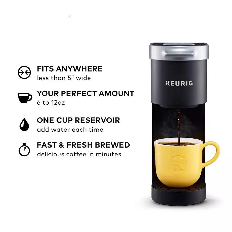 K-Mini Single-Serve Coffee Maker - Black - Image 3