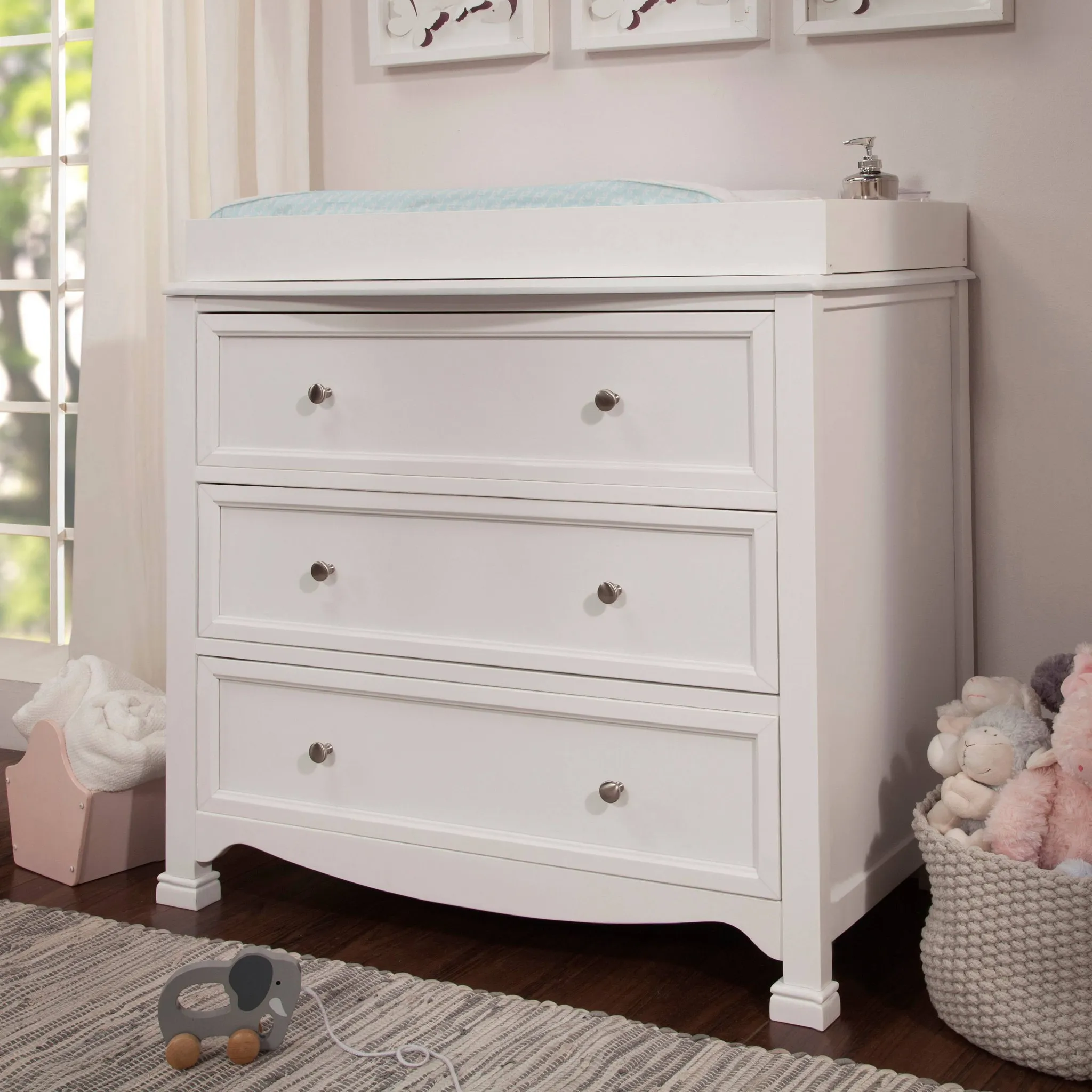 Kalani 3 Drawer Dresser - White - Image 4