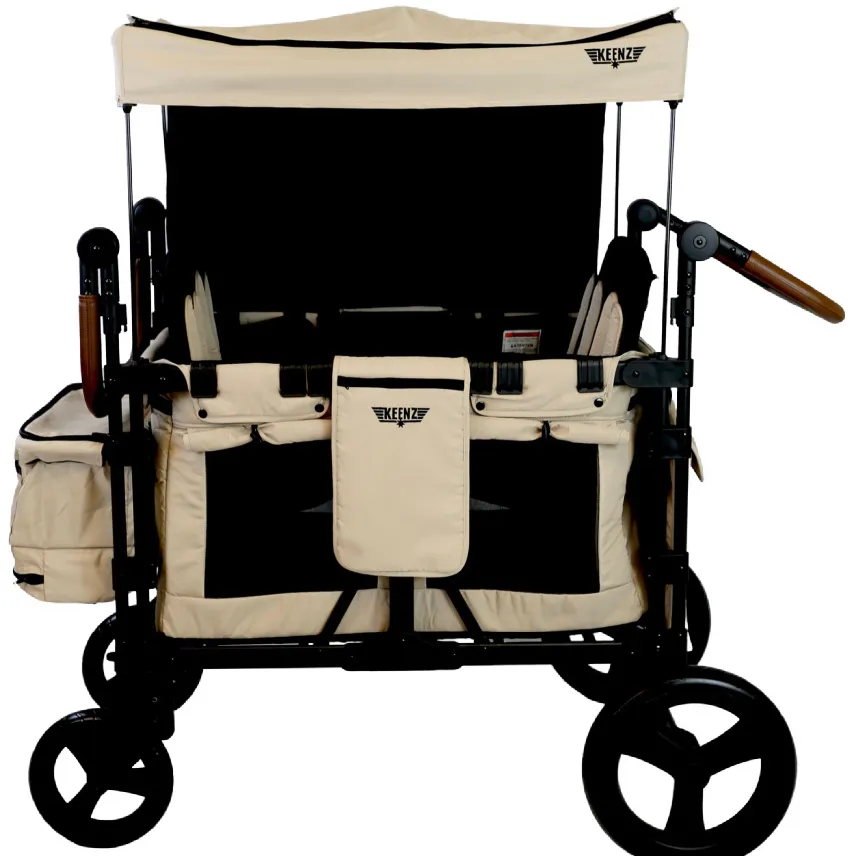Keenz XC+ Luxury Comfort Stroller Wagon 4 Passenger- Mocha