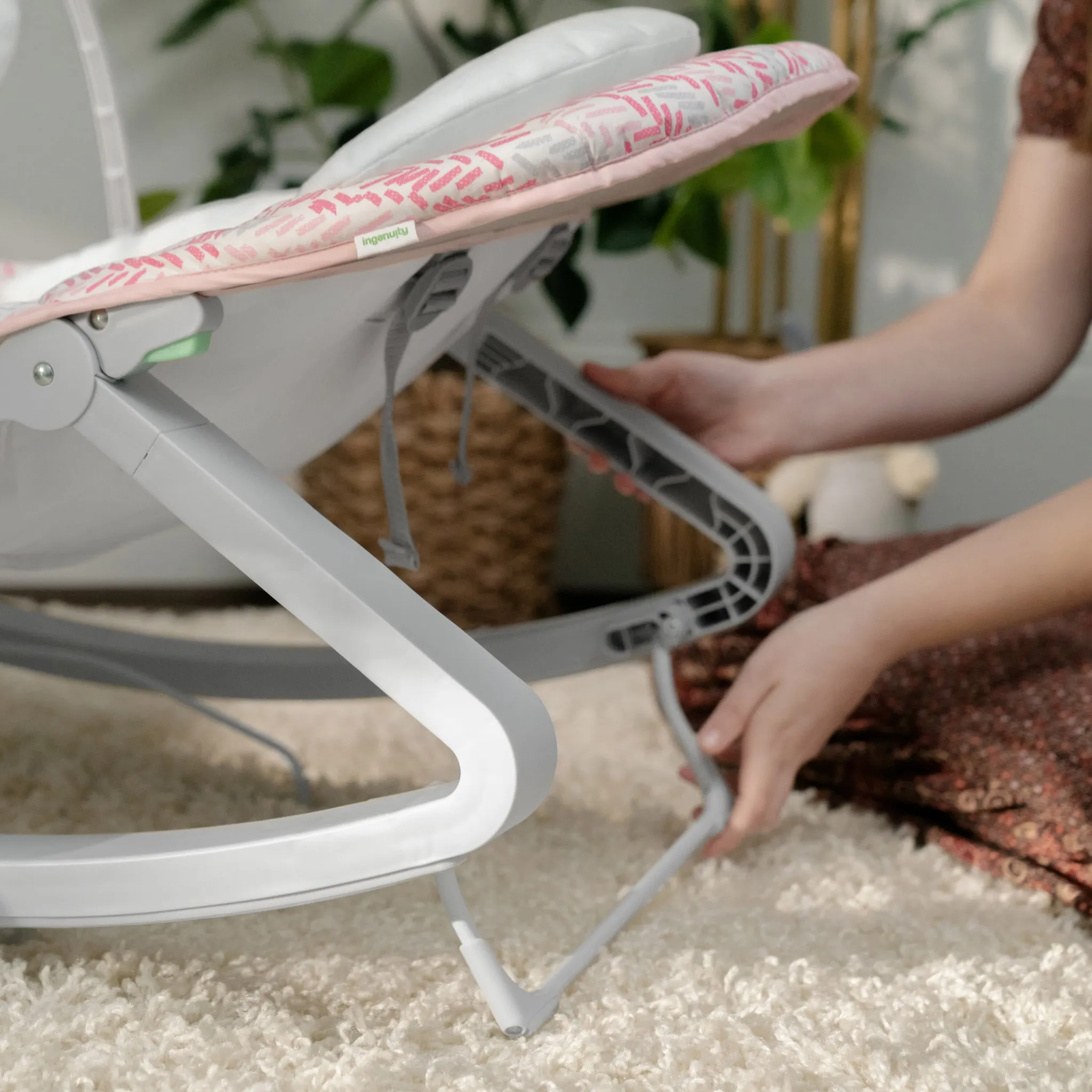 Keep Cozy 3-in-1 Grow with Me Baby Bouncer Rocker & Toddler Seat - Lily - Image 5