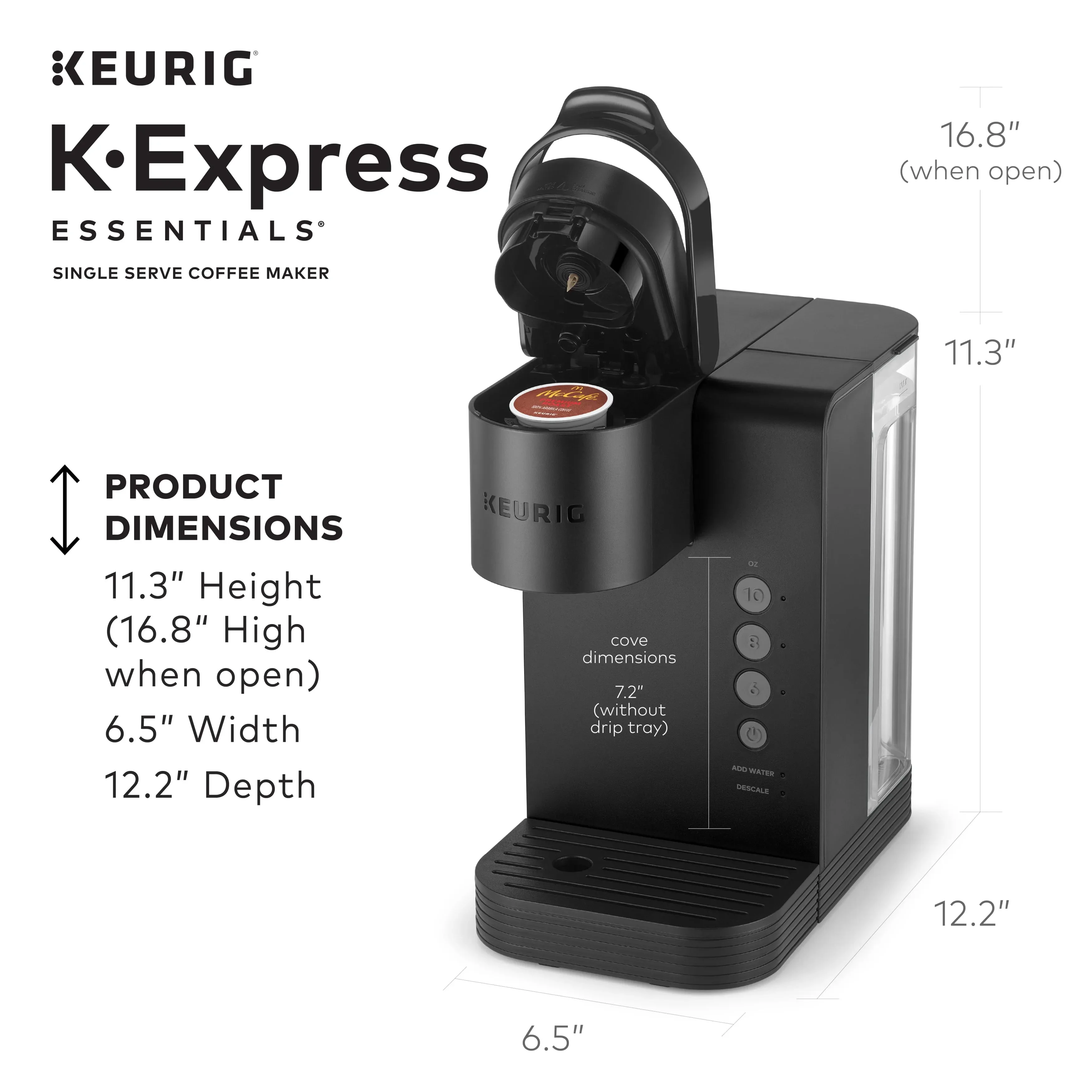 Keurig K-Express Essentials Coffee Maker - Black - Image 5