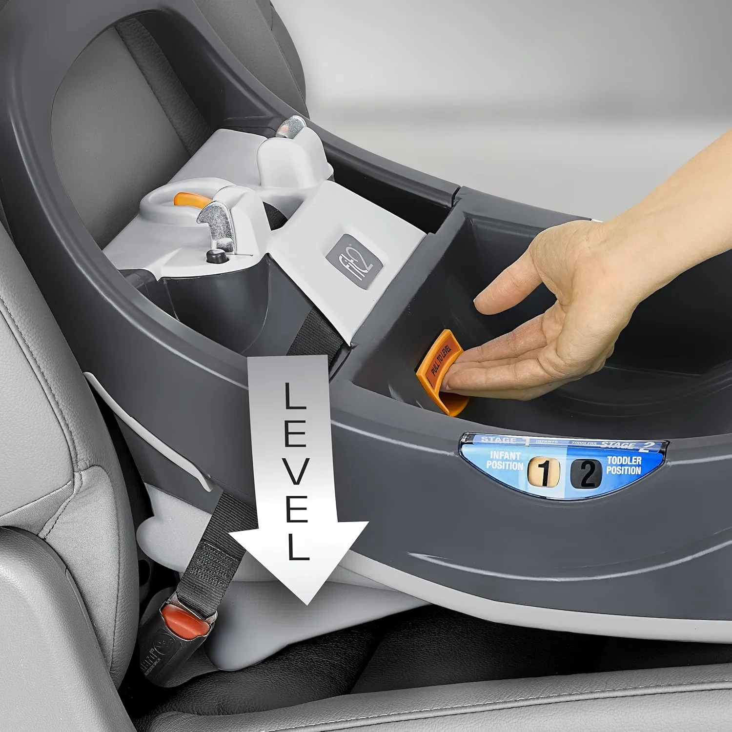 Chicco KeyFit 2 Infant Car Seat Base - Anthracite - Image 2