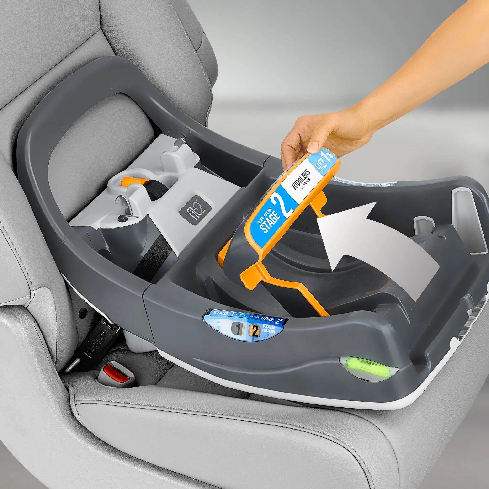 Chicco KeyFit 2 Infant Car Seat Base - Anthracite - Image 3
