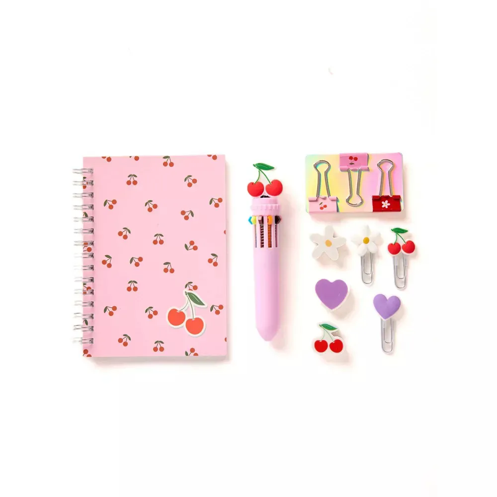 Kids' 16L Kids Backpack with Clear Lunch Stationery - Red/Pink - Image 4